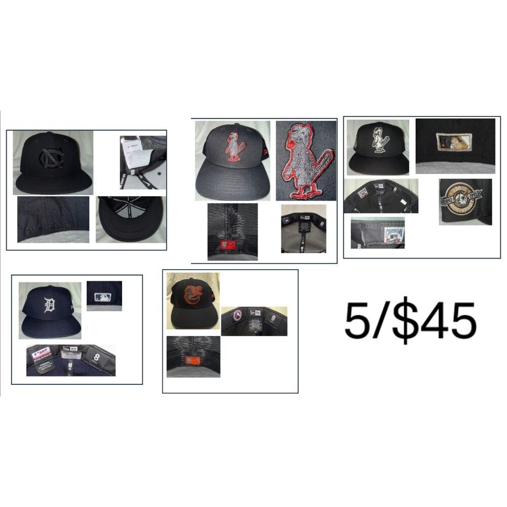MLB Baseball Caps-Lot of 5!